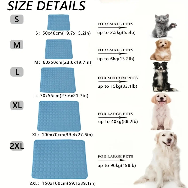 Cooling Blanket for Small to Large Dogs and Cats