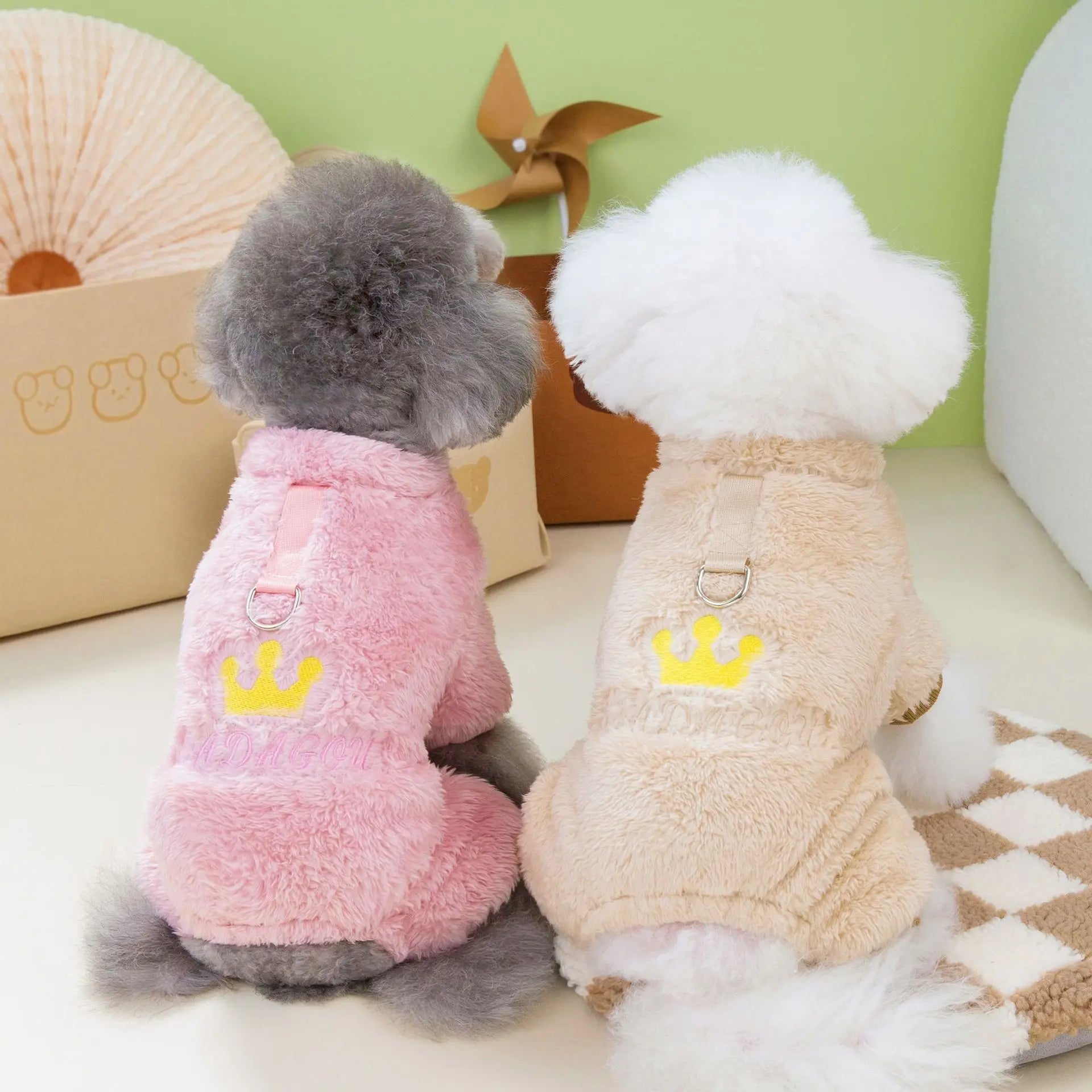 Autumn and winter four-legged Pet plush clothes