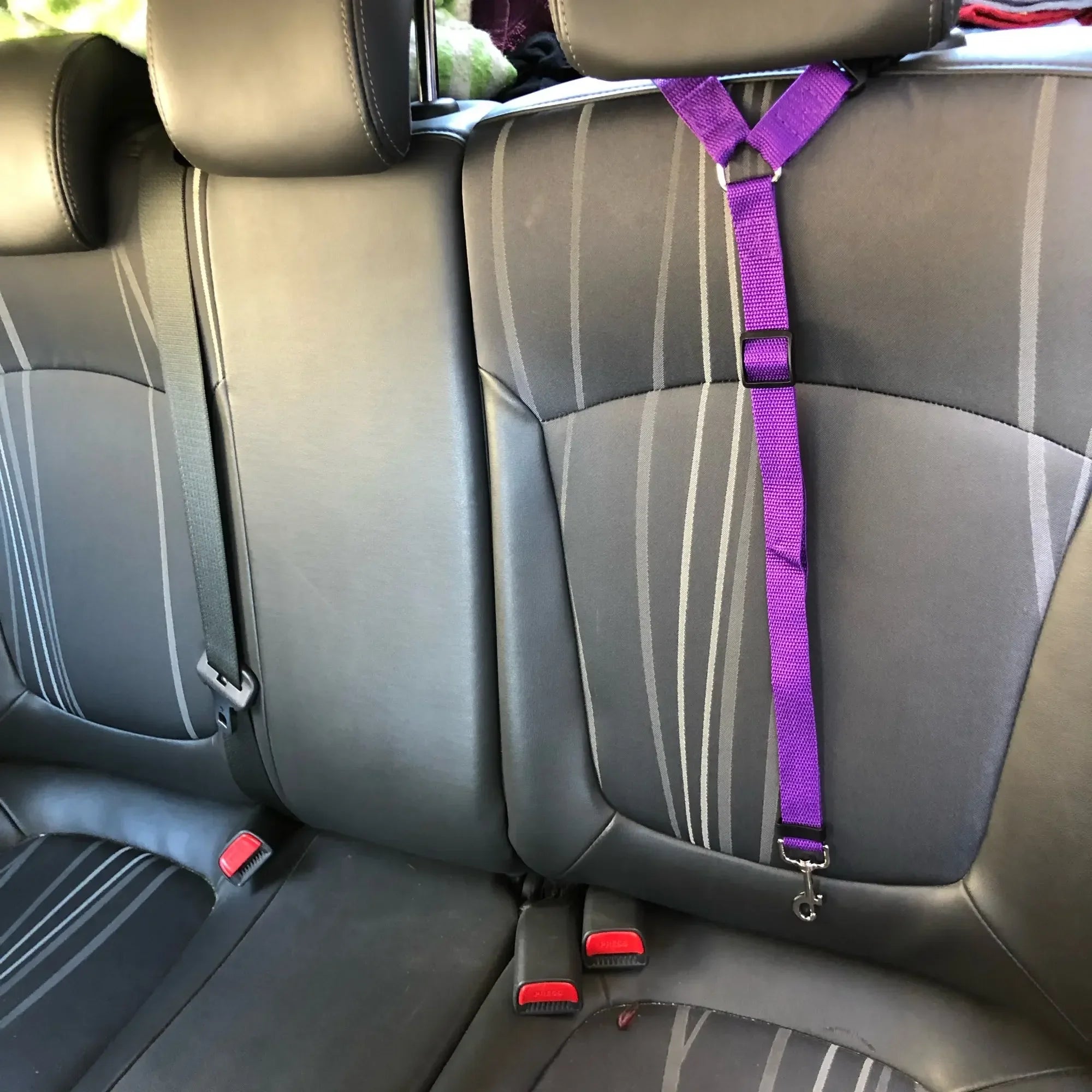 Pet Car Seat Belt & Leash - Adjustable Nylon Safety Harness for Dogs