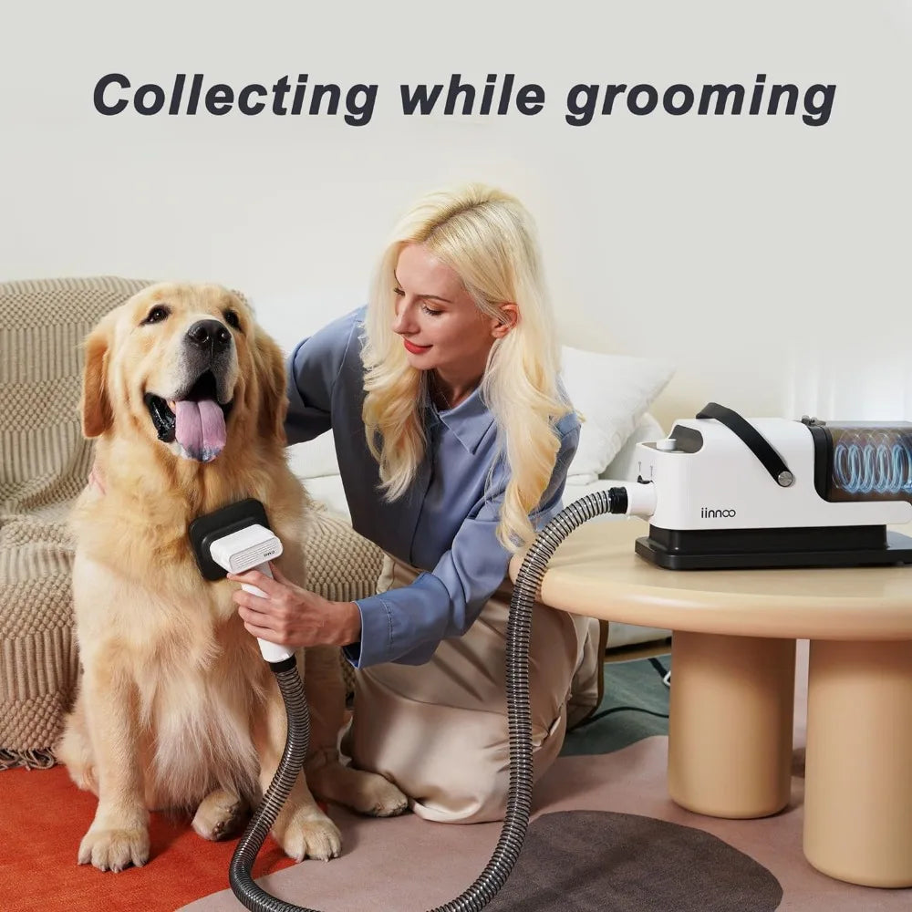 Dog Grooming Vacuum Dryer – 5-in-1 Grooming Kit for Efficient Pet Care