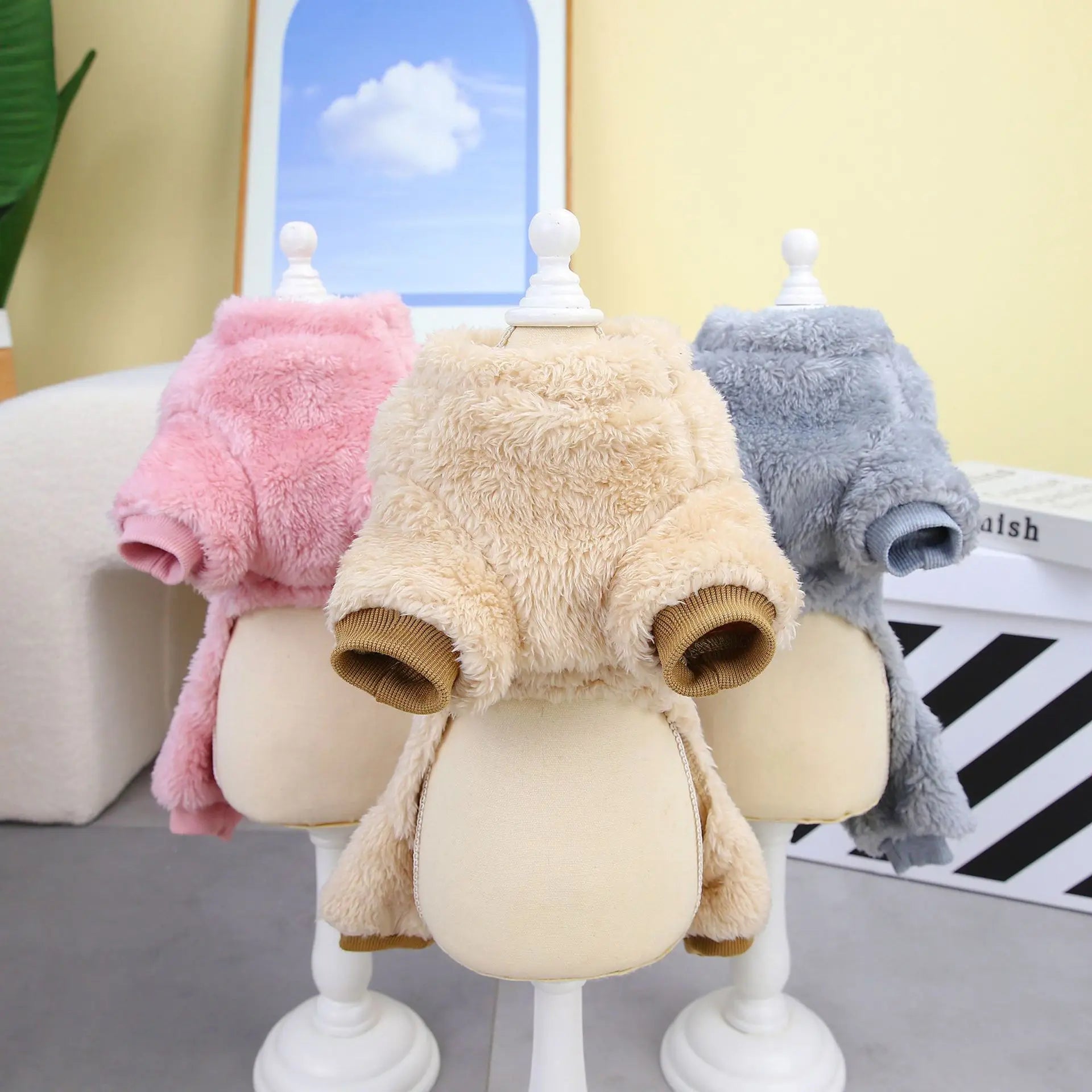 Autumn and winter four-legged Pet plush clothes