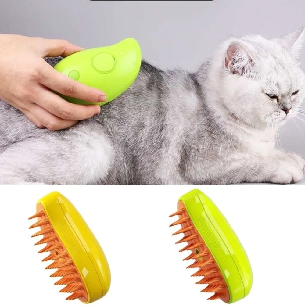 Electric Steamy Pet Brush