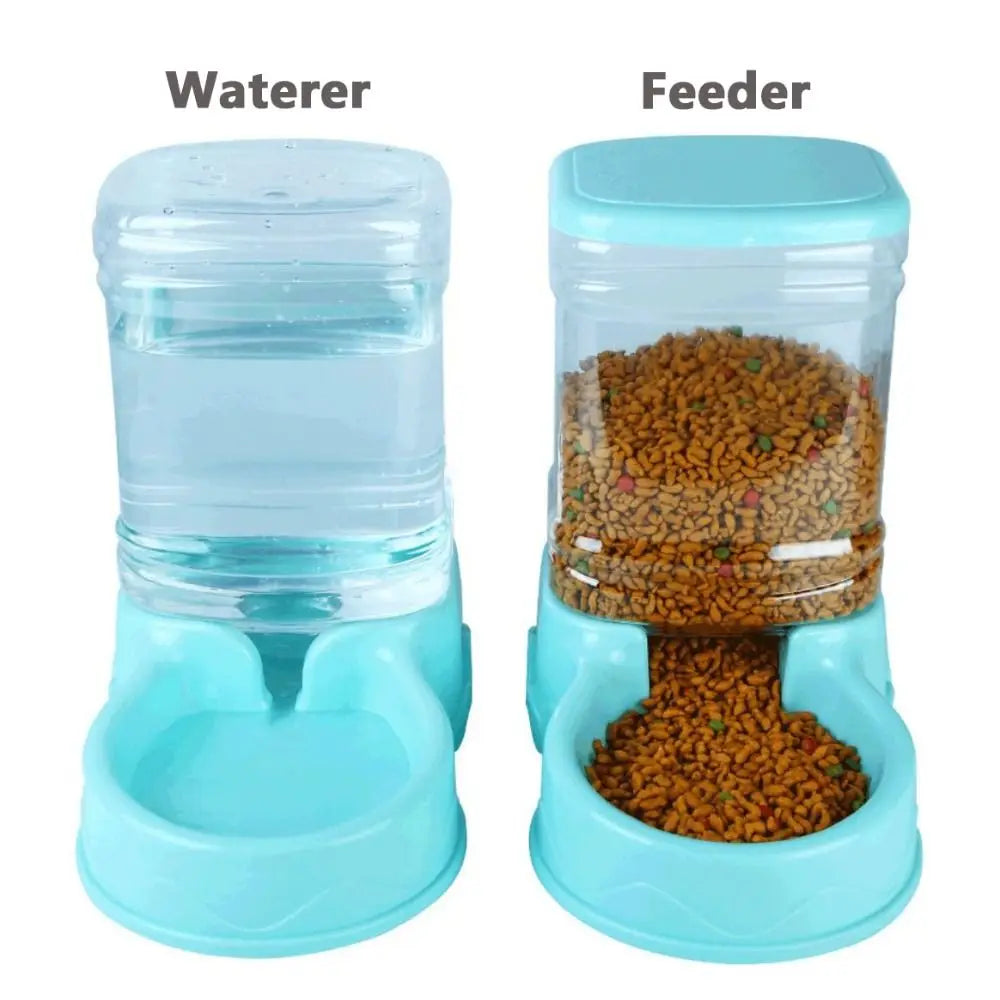 Durable PP Material Food and Water Dispenser for Cats and Dogs