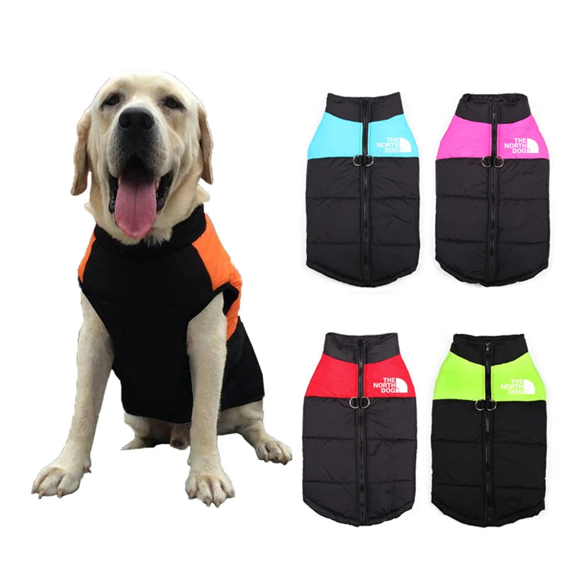 Waterproof Warm Large Dog Vest for Cats and Puppies