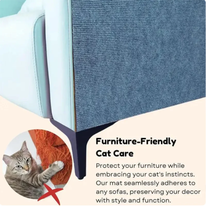 Self-adhesive Cat Scratch Carpet 30x30cm