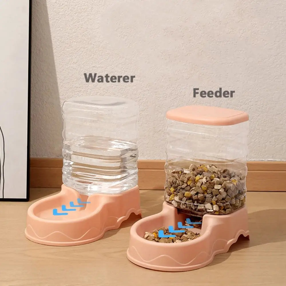 Durable PP Material Food and Water Dispenser for Cats and Dogs