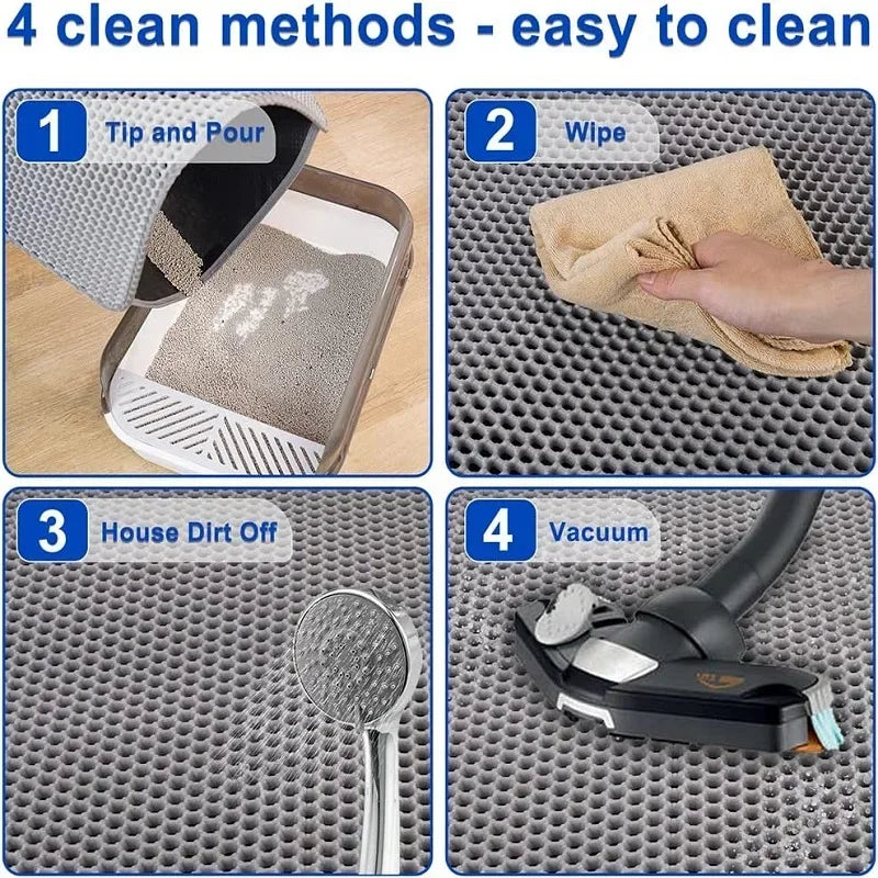 Washable Litter Box Mat for Clean and Tidy Floors