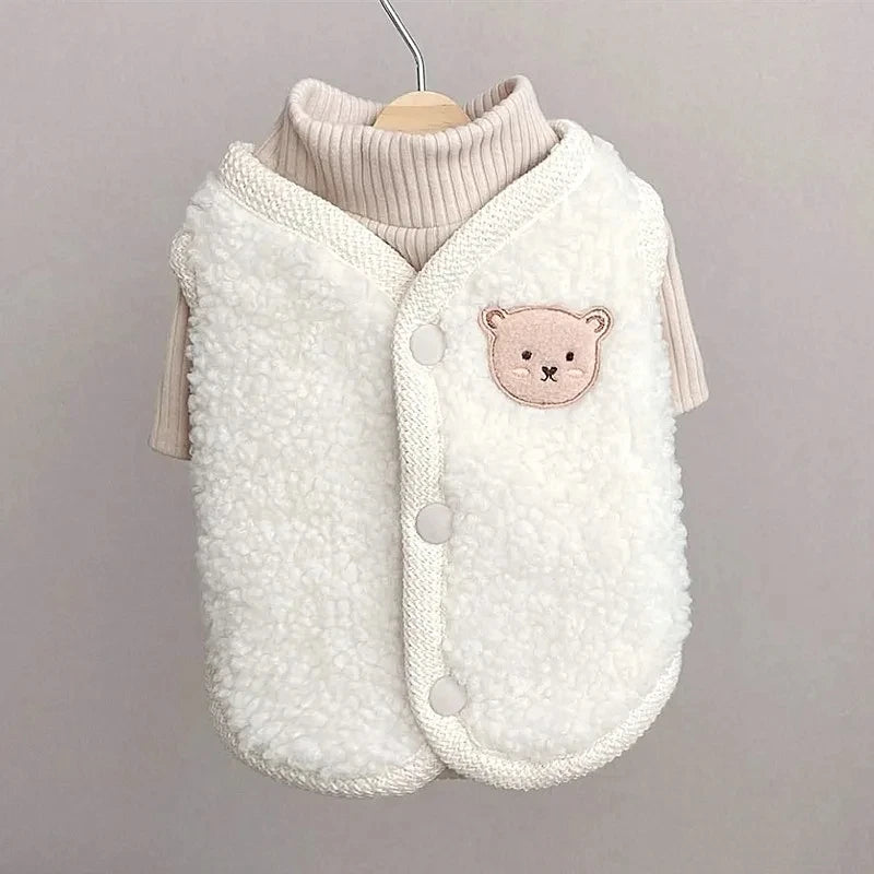 Winter Cute Bear Warm Pet Dog Clothes