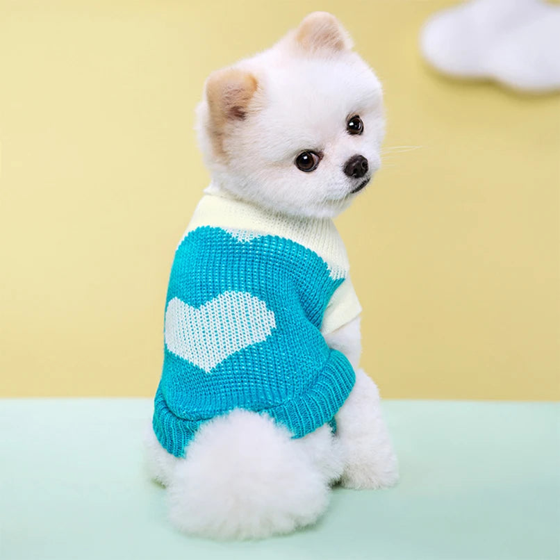 Sweater for Small and Medium Dogs - Cozy Pullover Pet Coat