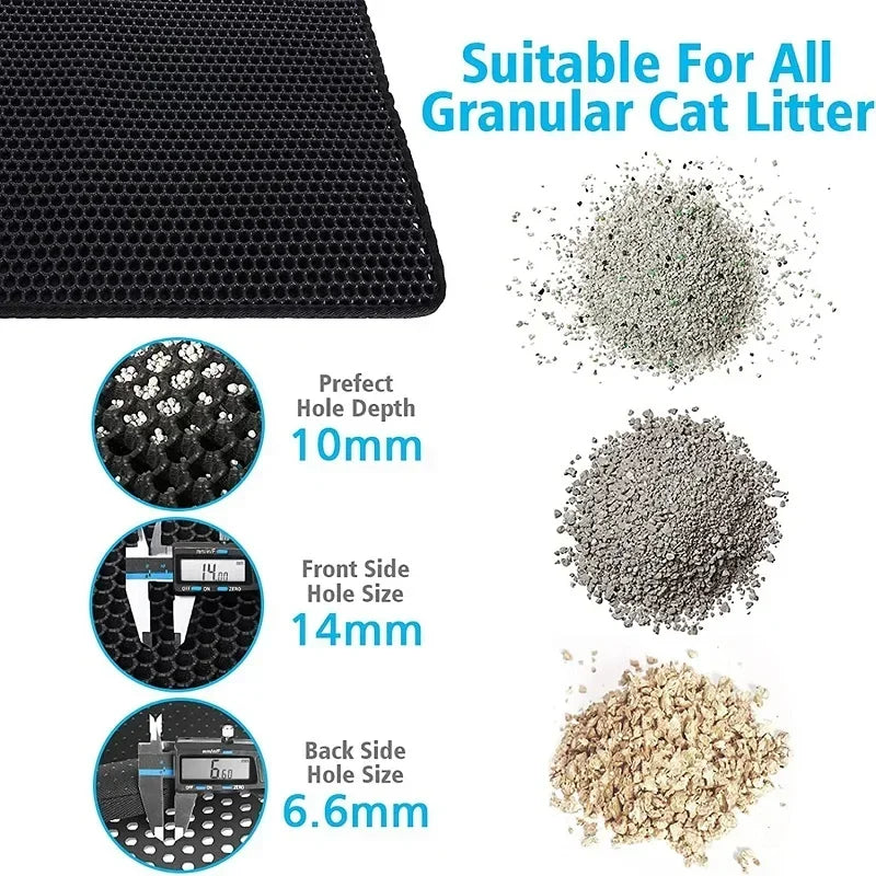 Washable Litter Box Mat for Clean and Tidy Floors