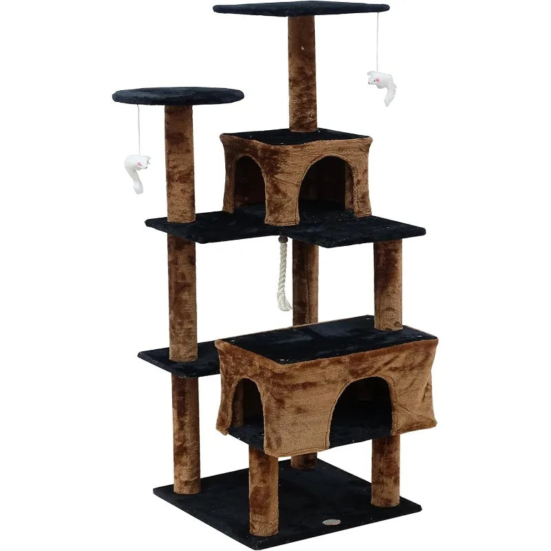 Corner Cat Tree Kitty Scratcher Tower