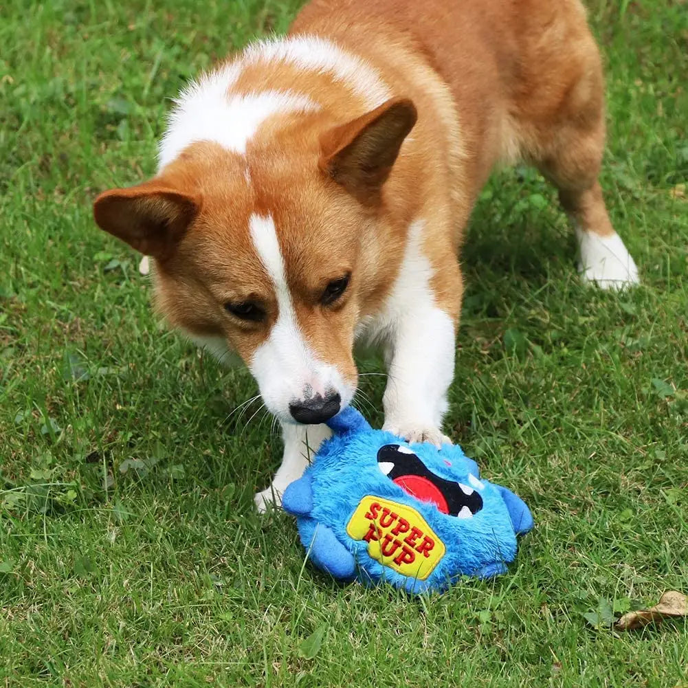 Interactive Bouncing Giggle Shaking Ball Dog Plush Toy