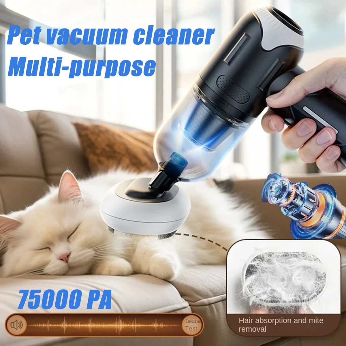 Vacuum Cleaner Wireless Pet Hair Cleaning Remover