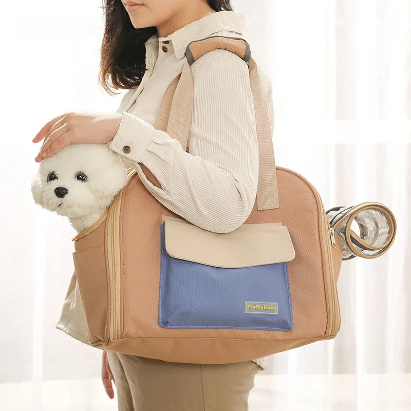 Pet Carrier Backpack with Multiple Shoulder Straps