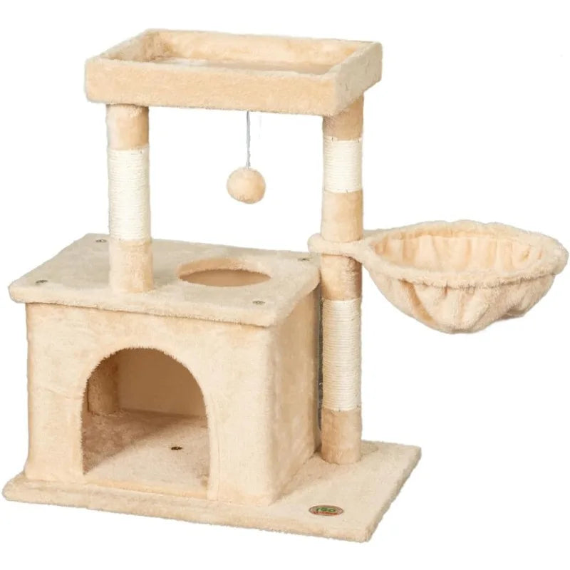 Corner Cat Tree Kitty Scratcher Tower