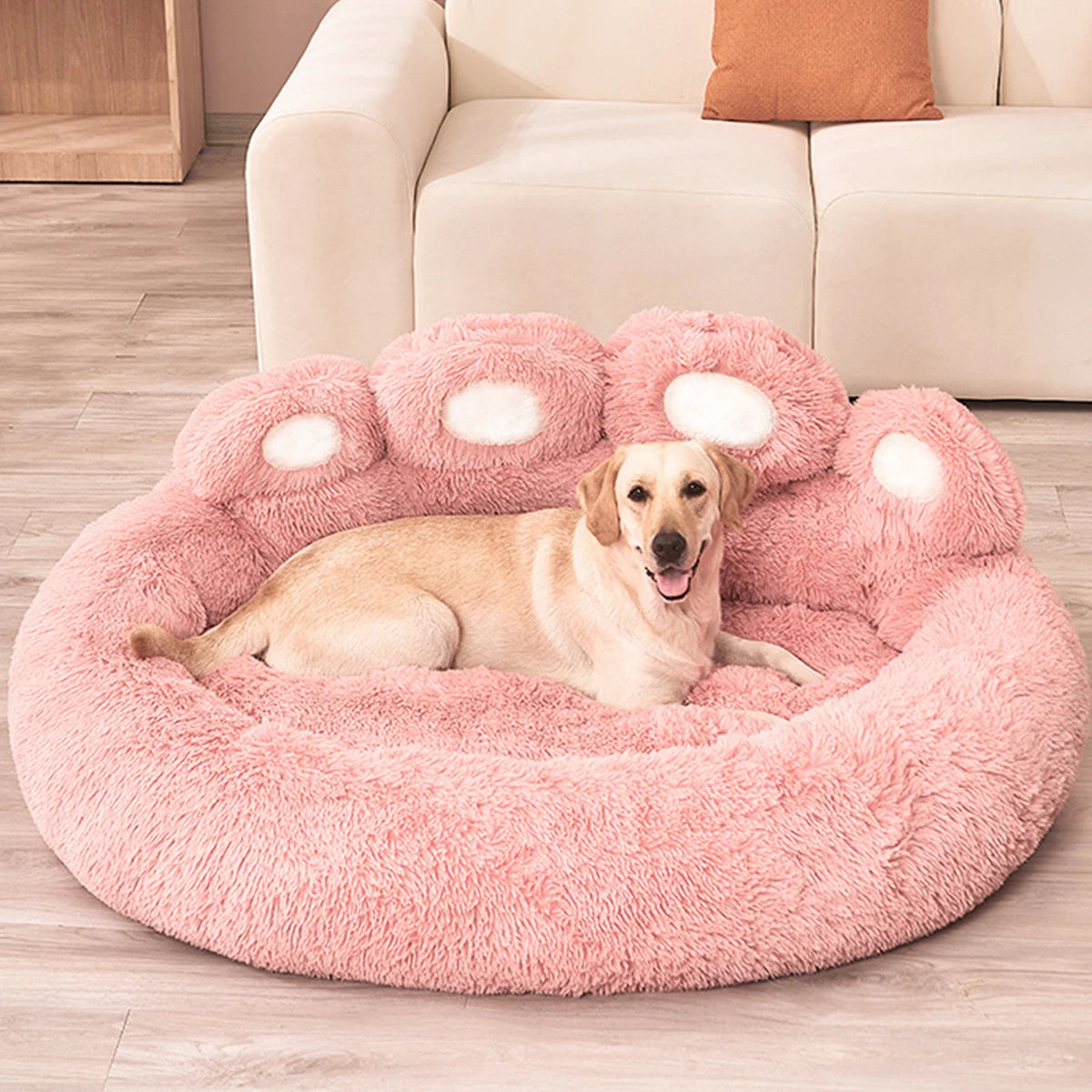 Dog Bed - Cozy Large Pet Bed with Small Sofa Design for Dogs and Cats