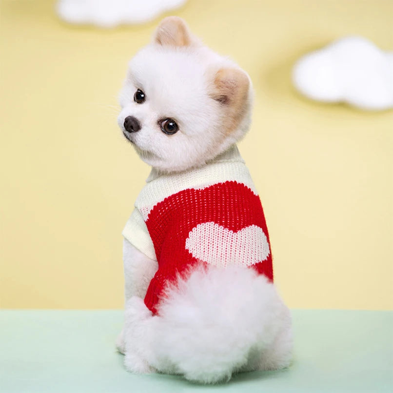 Sweater for Small and Medium Dogs - Cozy Pullover Pet Coat