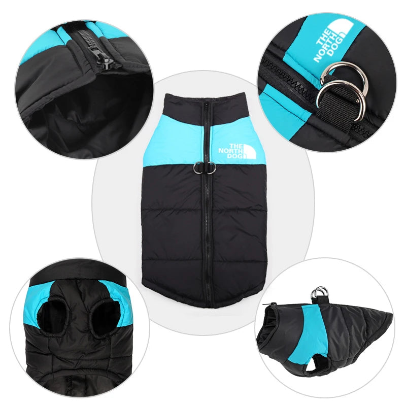 Waterproof Warm Large Dog Vest for Cats and Puppies