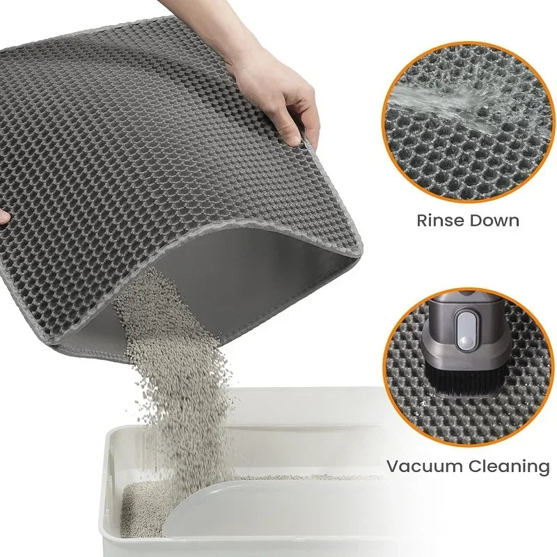 Washable Litter Box Mat for Clean and Tidy Floors