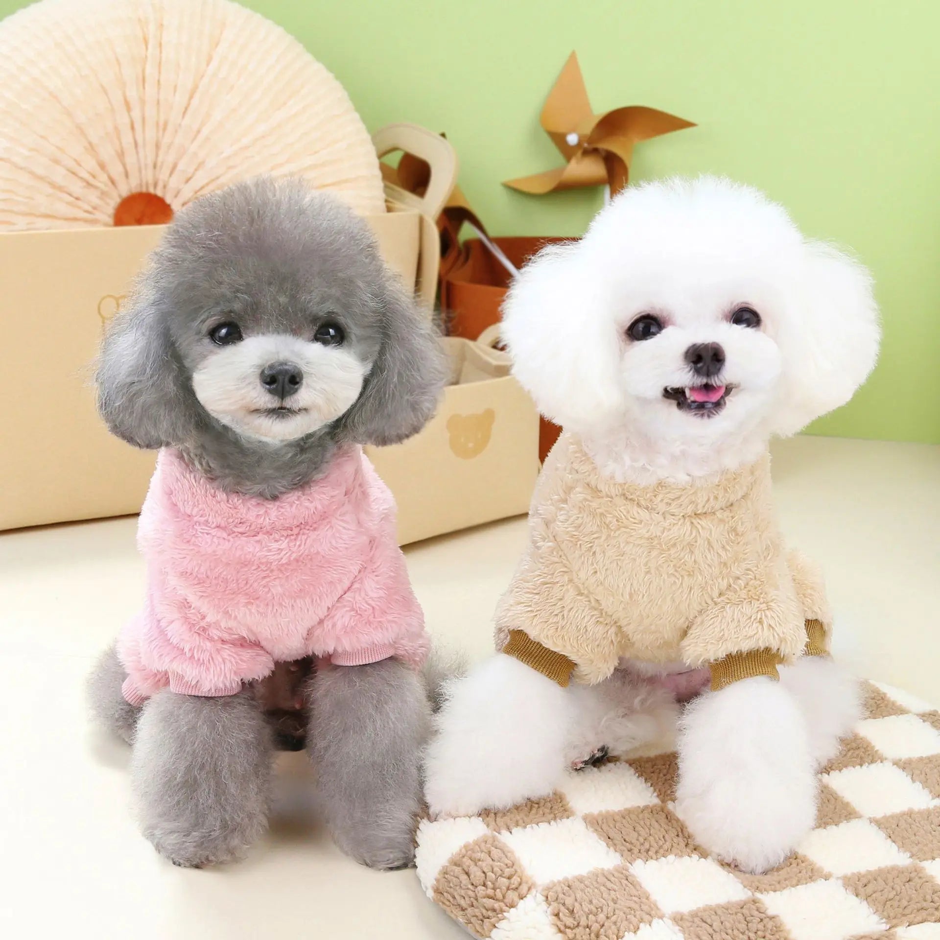 Autumn and winter four-legged Pet plush clothes