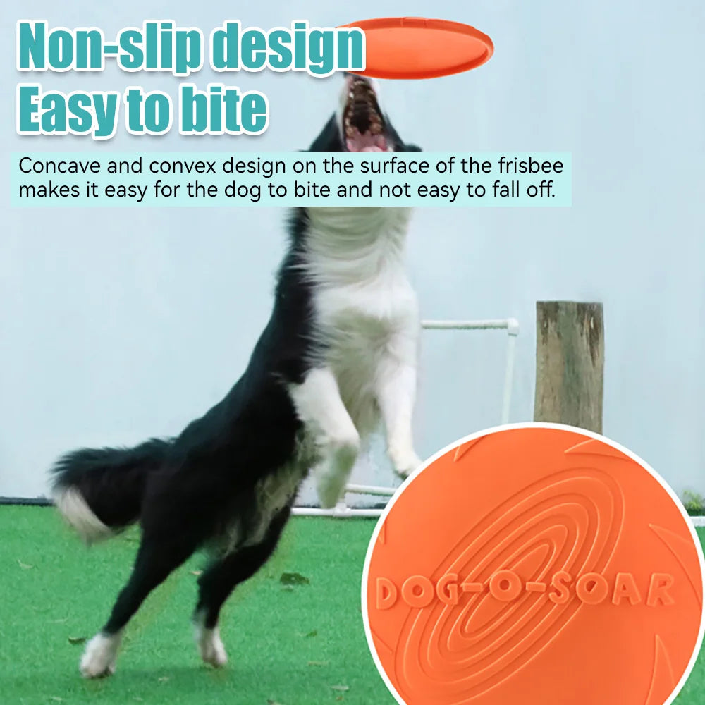 Dog Flying Disk Toy - Eco-Friendly and Durable Interactive Training Toy