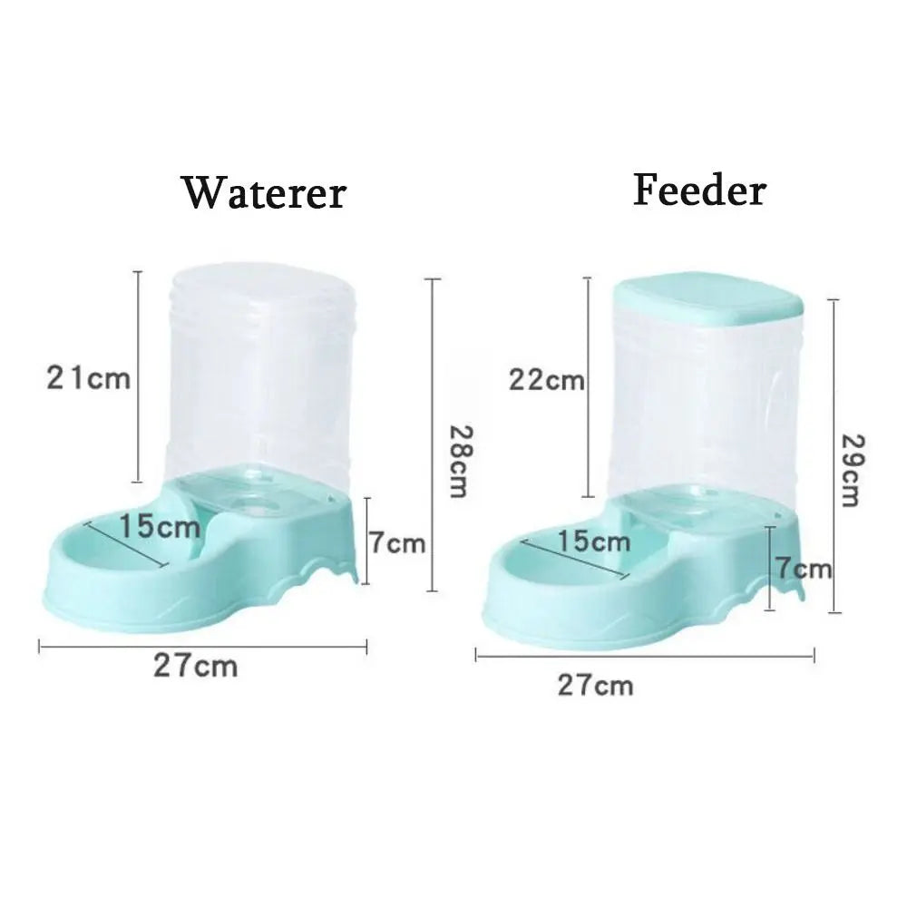 Durable PP Material Food and Water Dispenser for Cats and Dogs