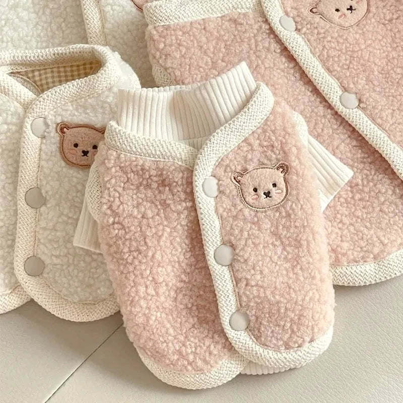 Winter Cute Bear Warm Pet Dog Clothes