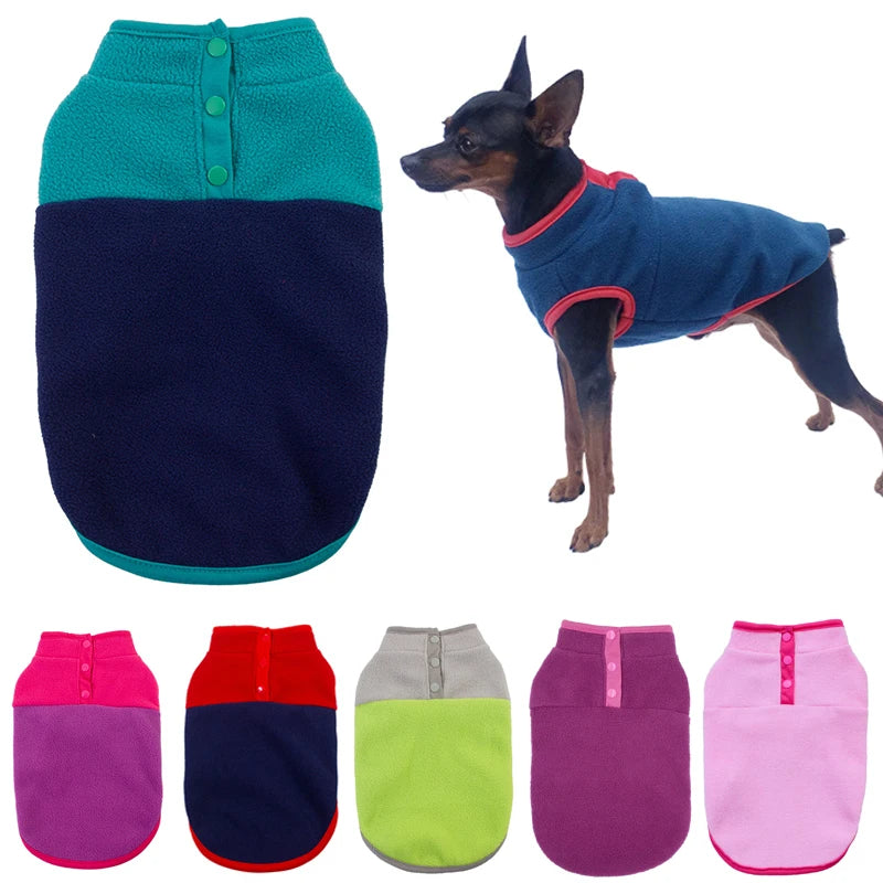 Fleece Dog Clothes for Small Dogs